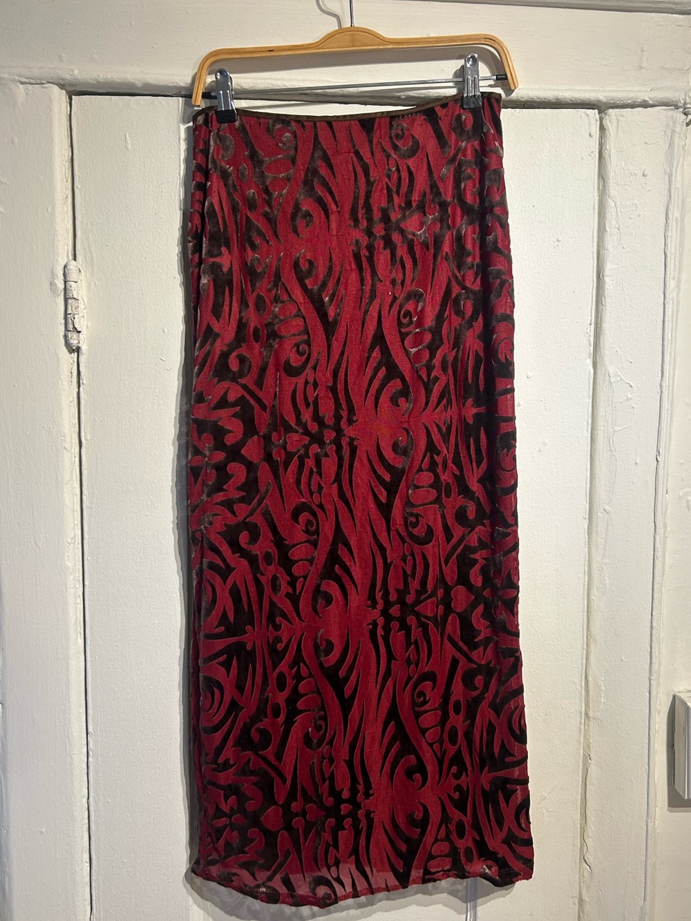 Vintage Betsey Johnson Tribal Maxi skirt